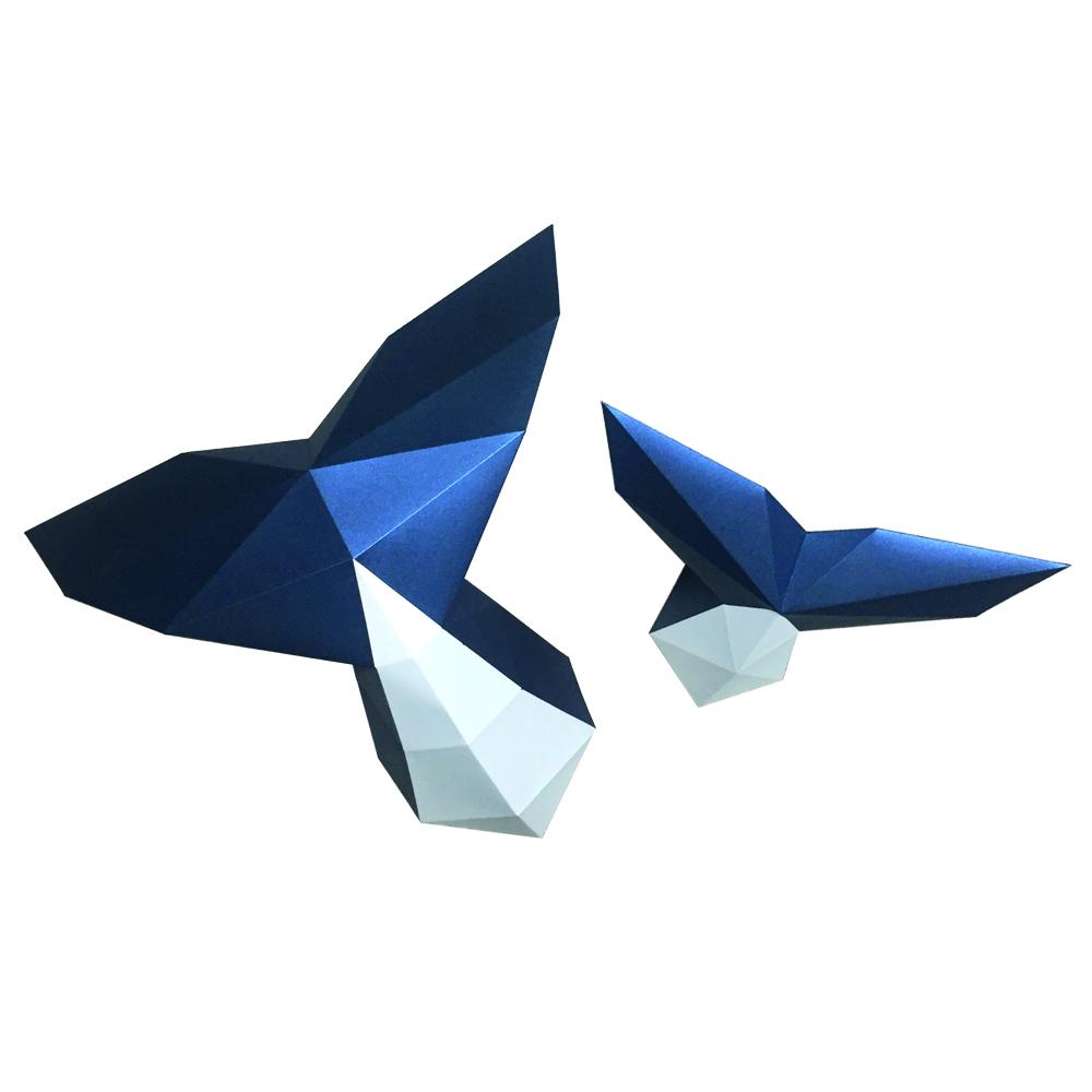 3D Papier-Bau-Set 'Whale'