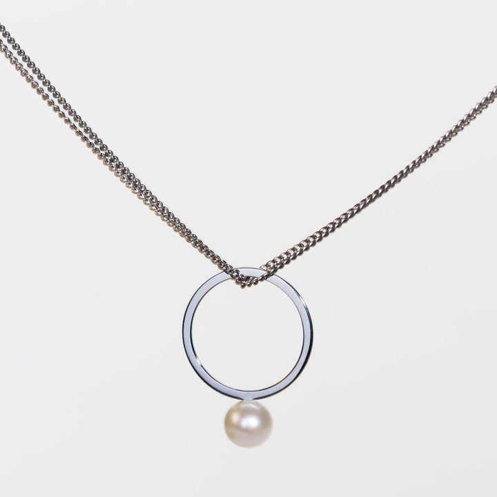 Halskette '360° mit Perle'