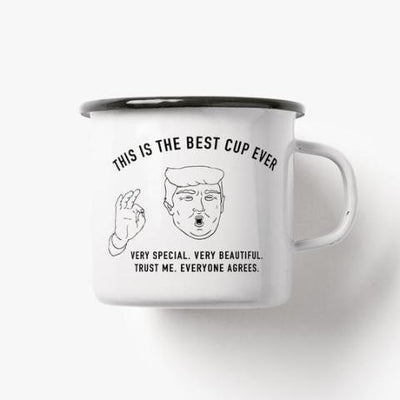 Emaillebecher 'Best Cup Ever'