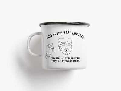 Emaillebecher 'Best Cup Ever'