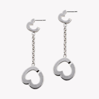 Ohrringe 'Bubblelove Earrings on Chain'